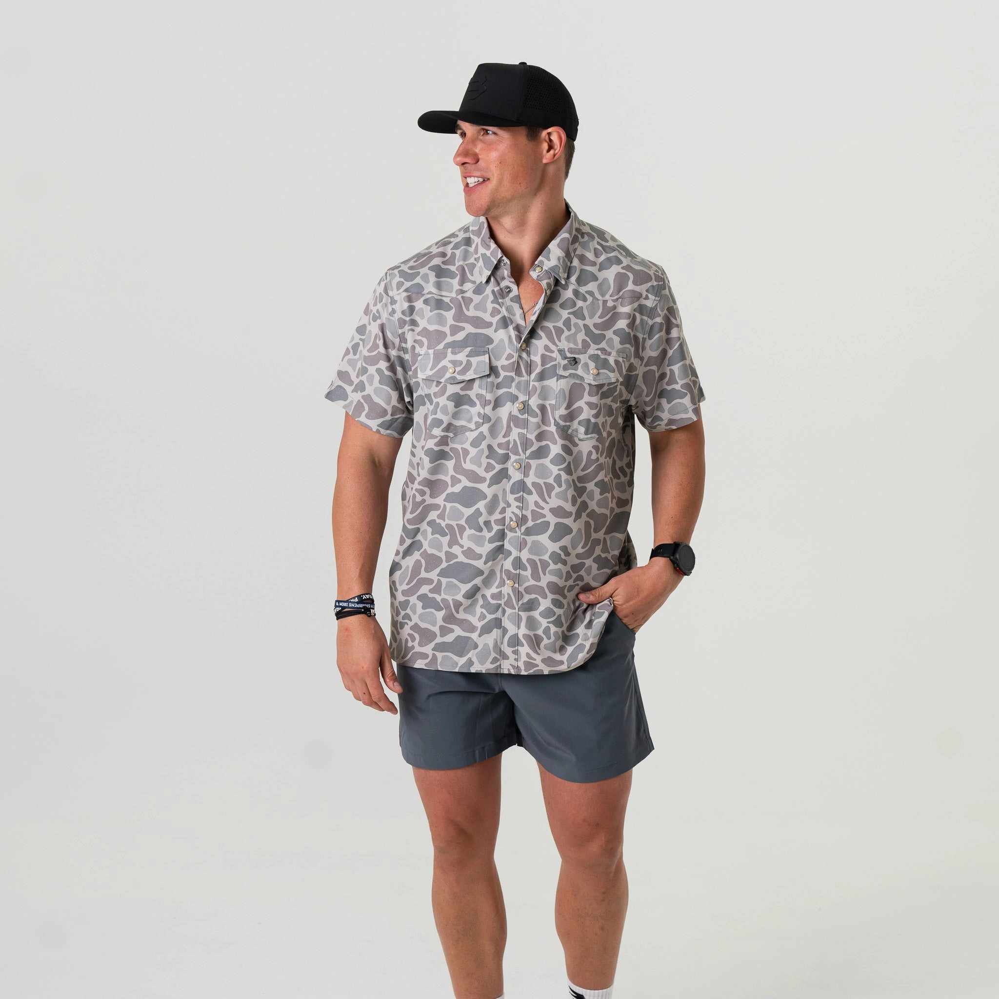 Performance Western Shirt -  Classic Deer Camo