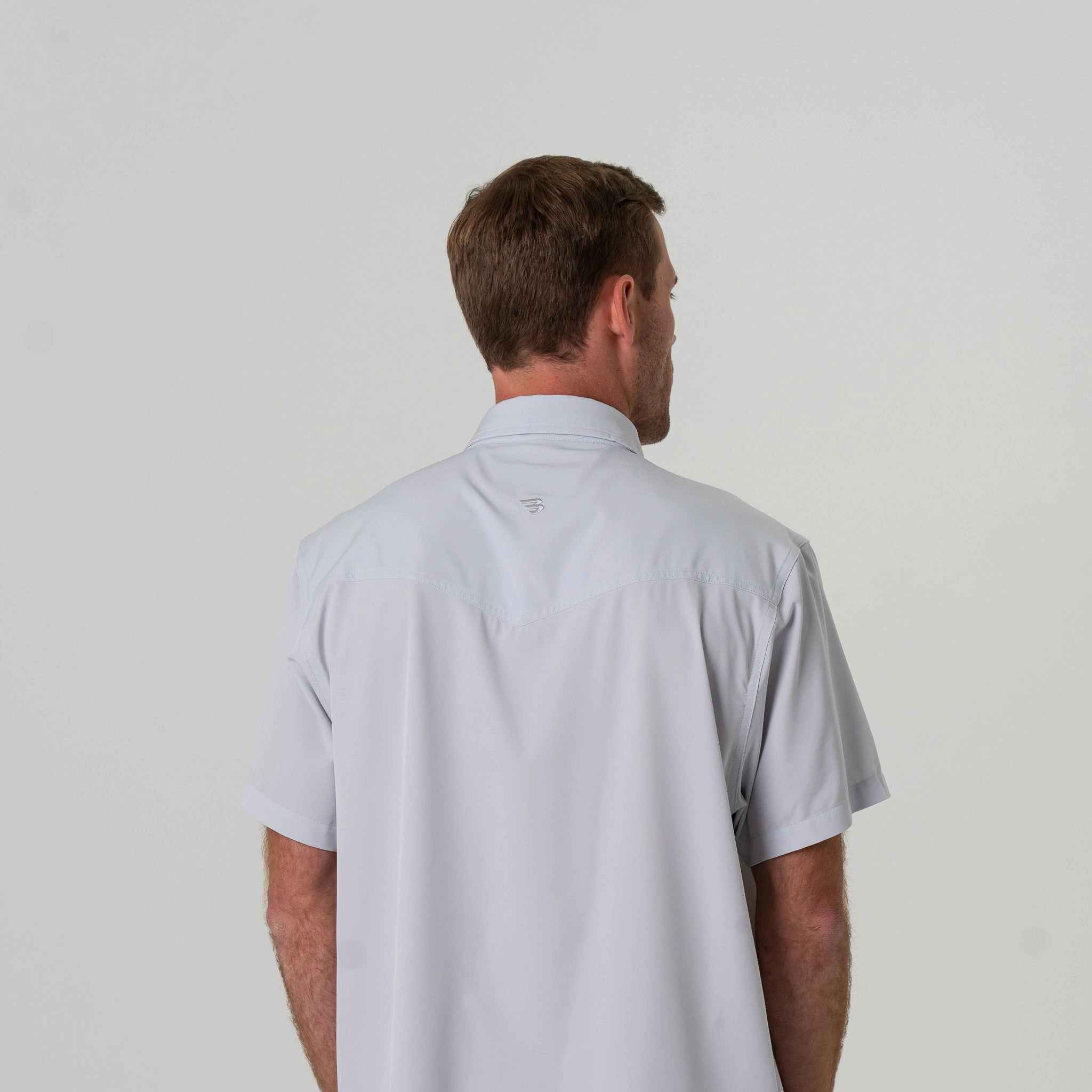 Performance Western Shirt -  Light Grey