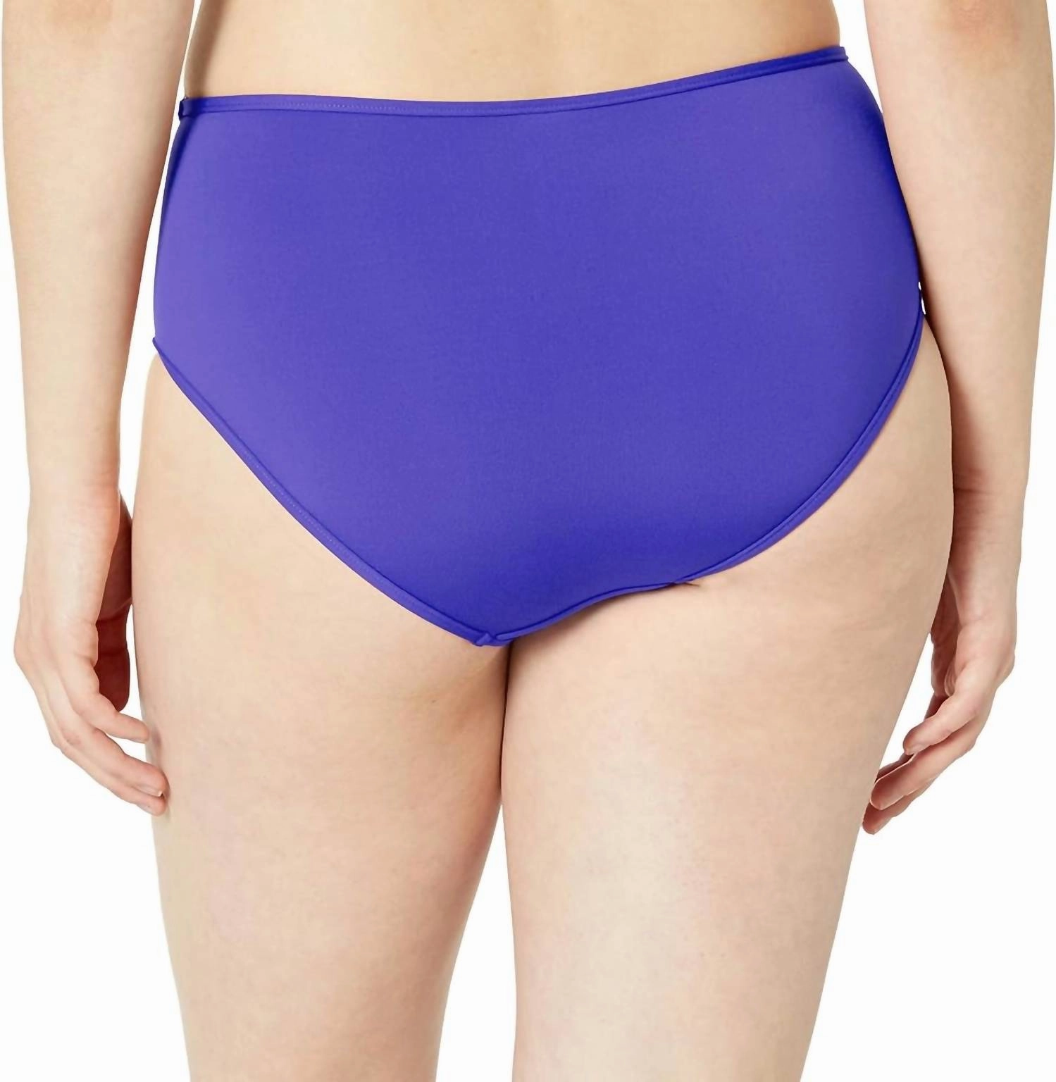 Petal Edge Mid Rise Bottom In Reflex Blue