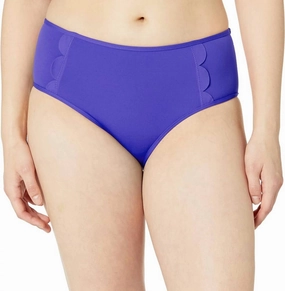 Petal Edge Mid Rise Bottom In Reflex Blue