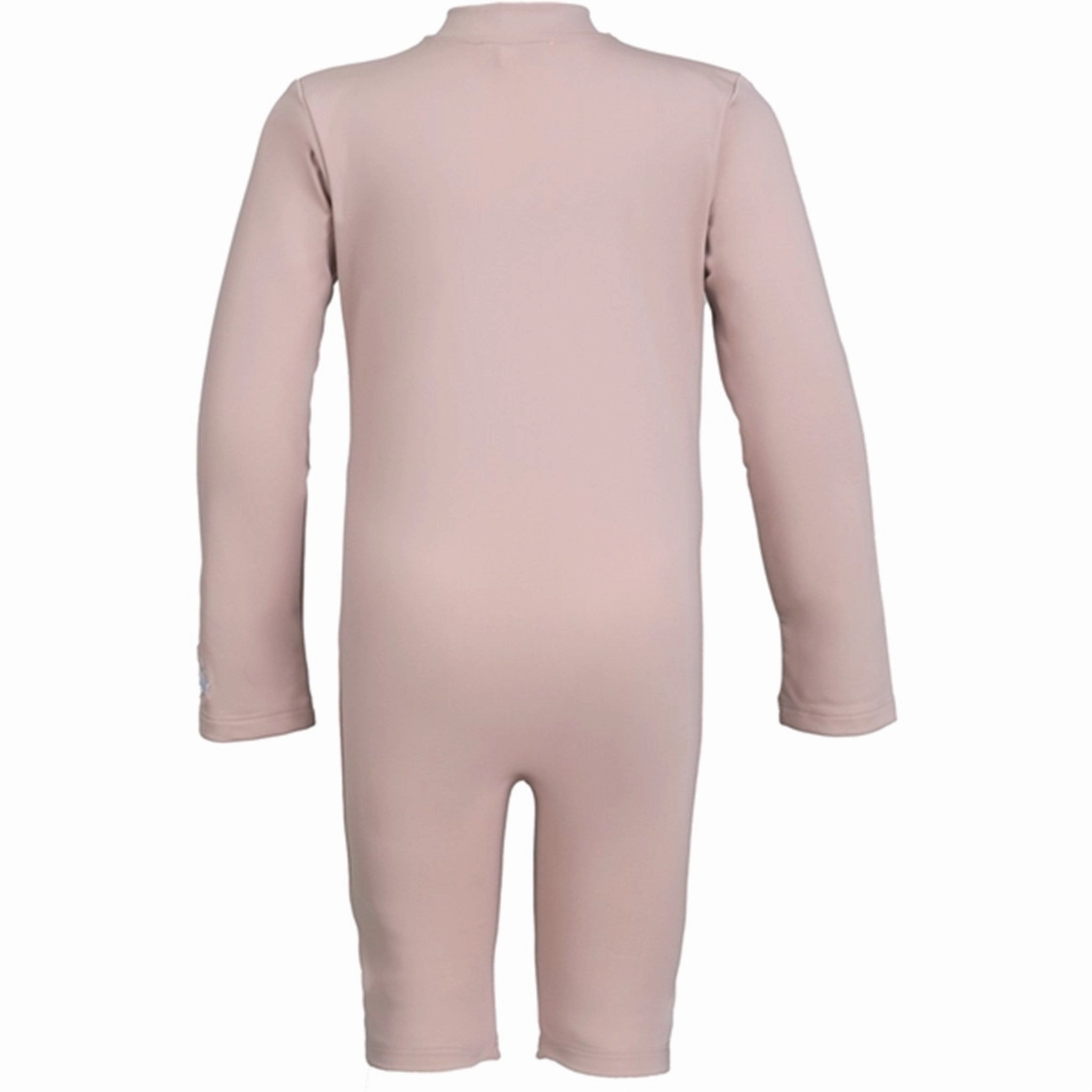 Petit Crabe Rose Nude Combi Onesie with Zipper