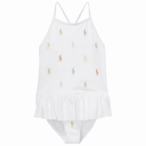 Polo Ralph Lauren Girl Swimwear Suit White