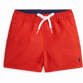 Ralph Lauren Baby Rl 2000 Red Swim Shorts