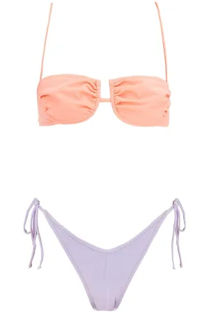 Reina Olga Women's Penny Two-Tone Bikini Set
