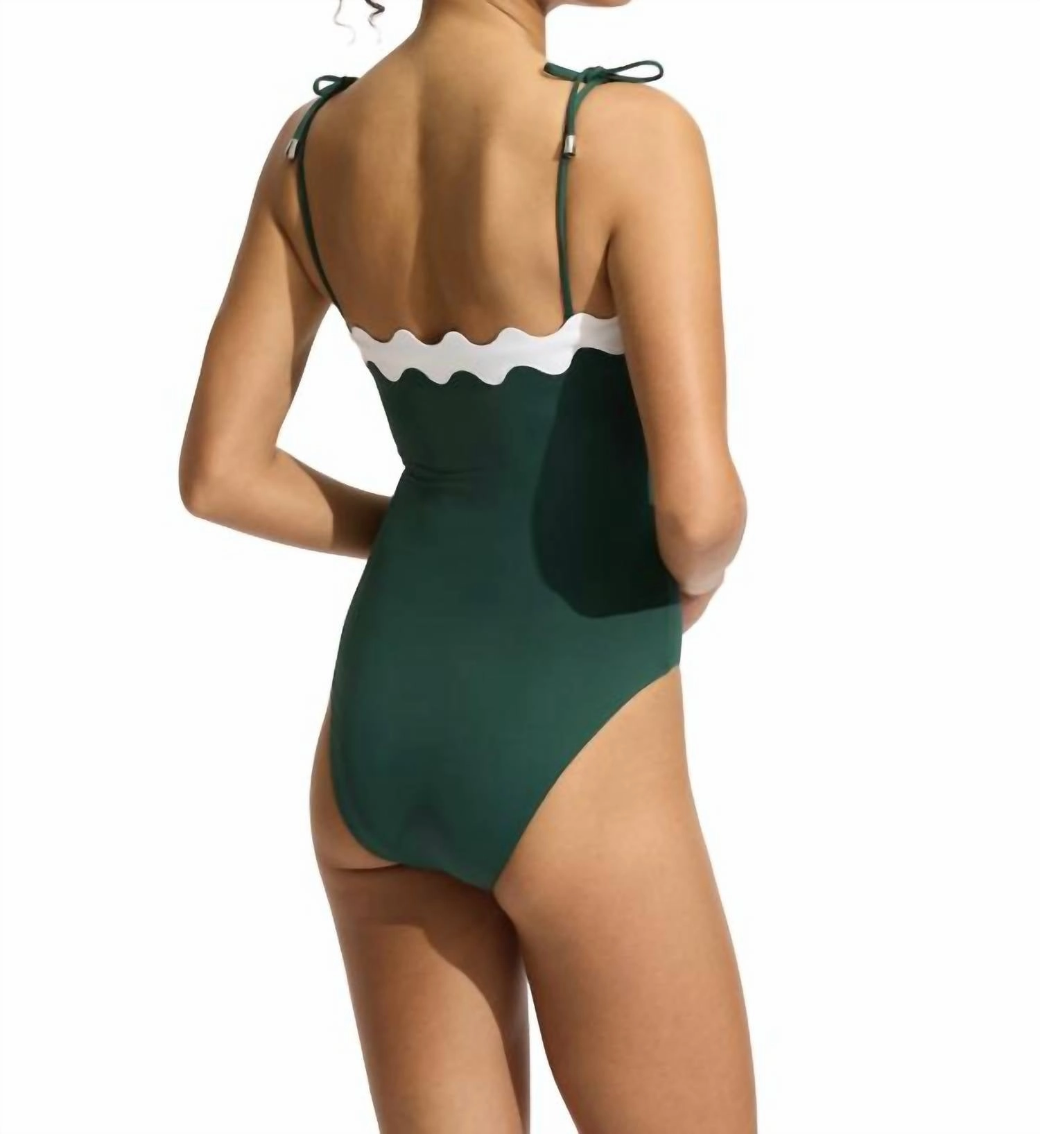 Ric Rac One Piece In Evergreen