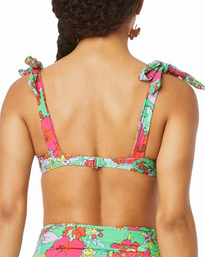 Roller Rabbit Ashbury Floral Tie Shoulder Bralette