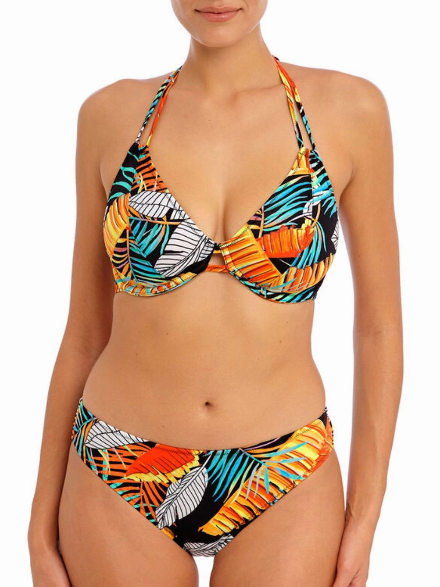 Samba Nights Halter Bikini Top - Multi