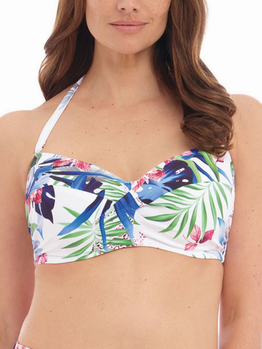 Santa Catalina Bandeau Bikini Top - Blue Depths