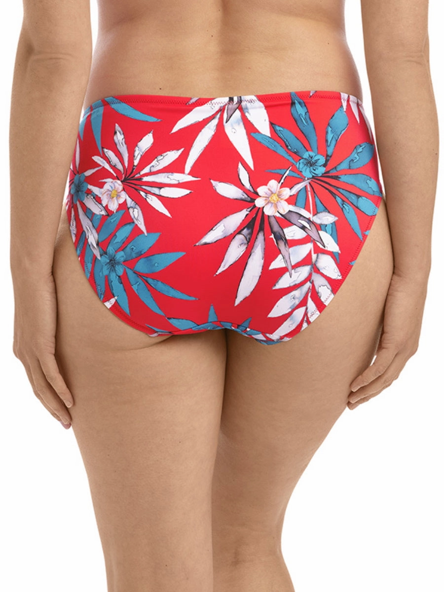 Santos Beach Bikini Brief - Pomegranate