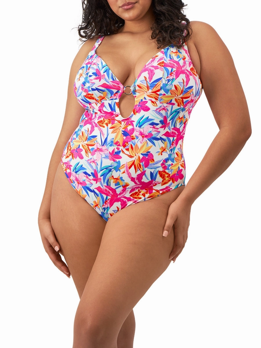 Savaneta Non Wired Swimsuit - White