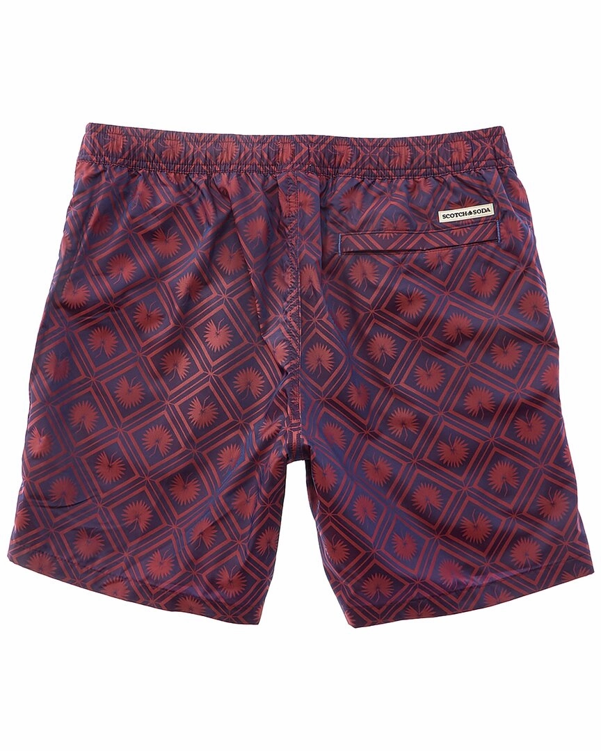Scotch & Soda Diamond Patterned Swim Trunk