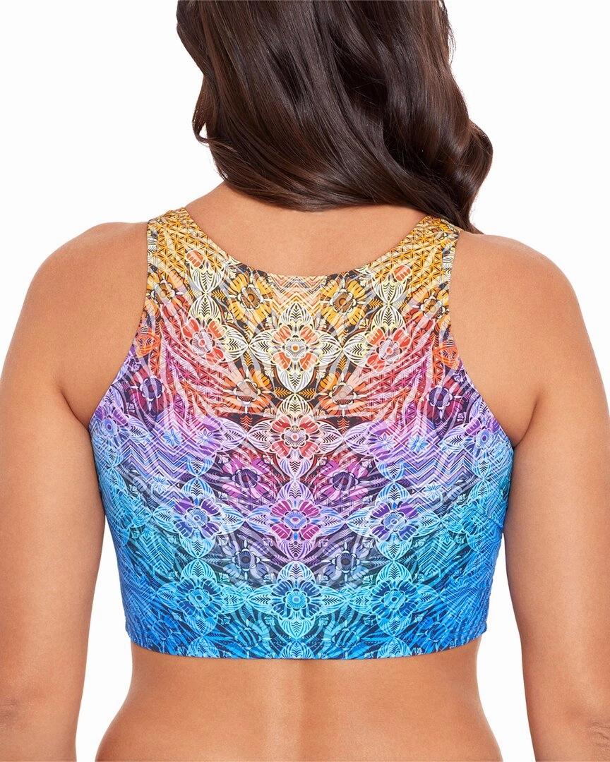 Skinny Dippers Namaste Shirr Thing Bikini Top