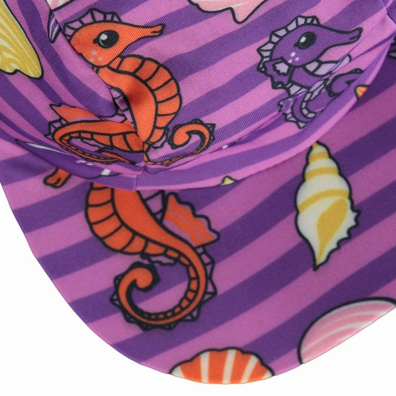 Sm?folk Spring Pink UV50 Sun Hat With Seahorses
