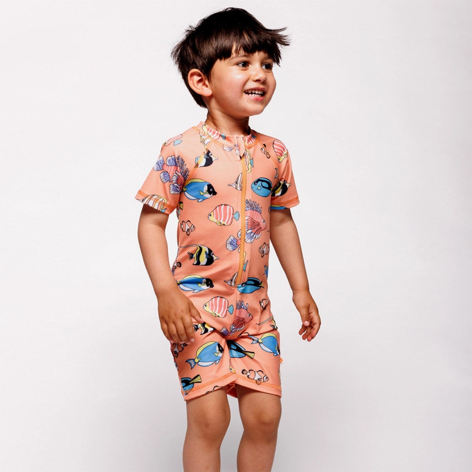 Smfolk Papaya UV50 Swimsuit With fisk