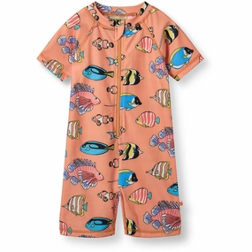 Smfolk Papaya UV50 Swimsuit With fisk