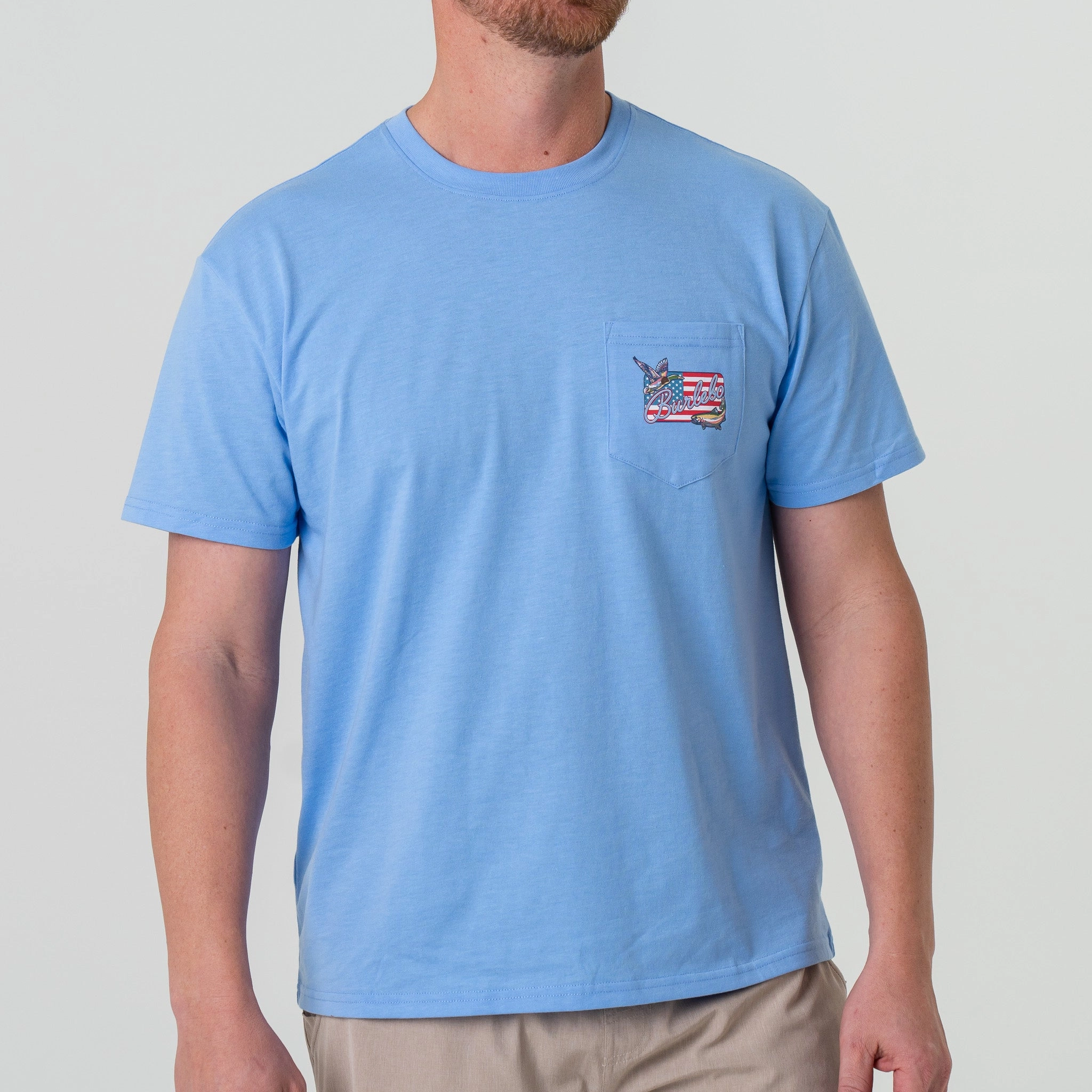 SS - BURLEBO Patch Flag - Heather Periwinkle