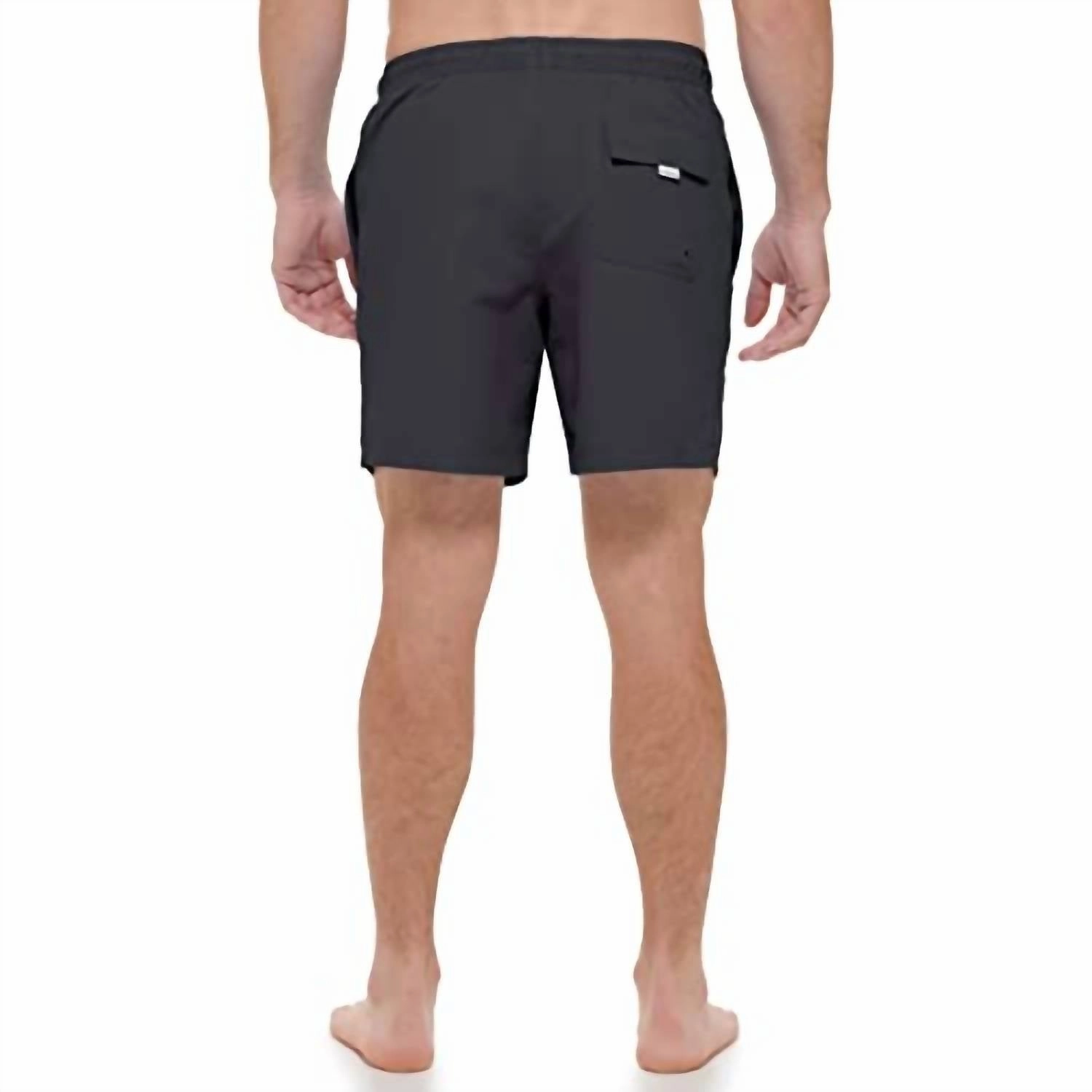Standard Uv Protected Quick Dry Swim Trunk In Black