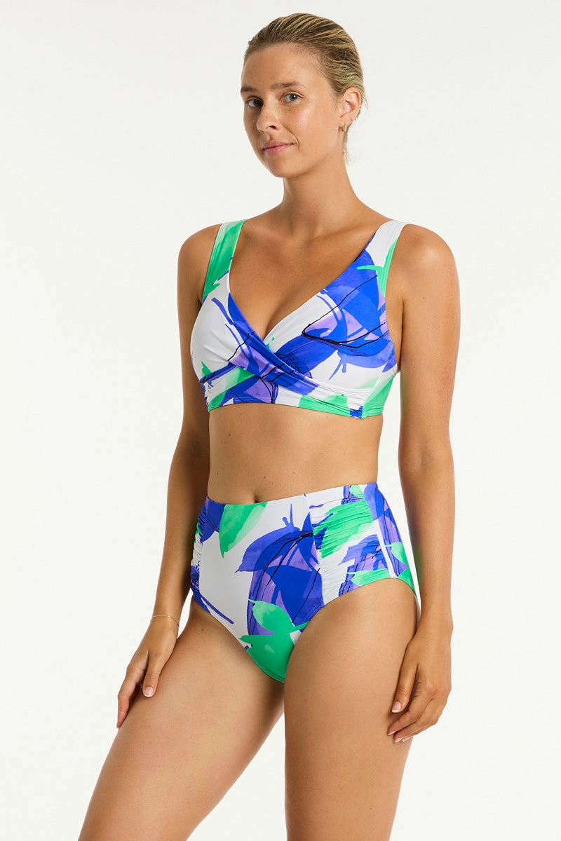 Sublime Cross Front Multifit Bra Top