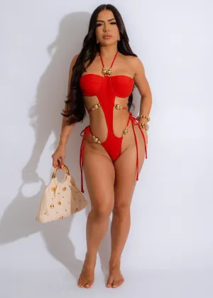 Summer Vacay Swimsuit Orange