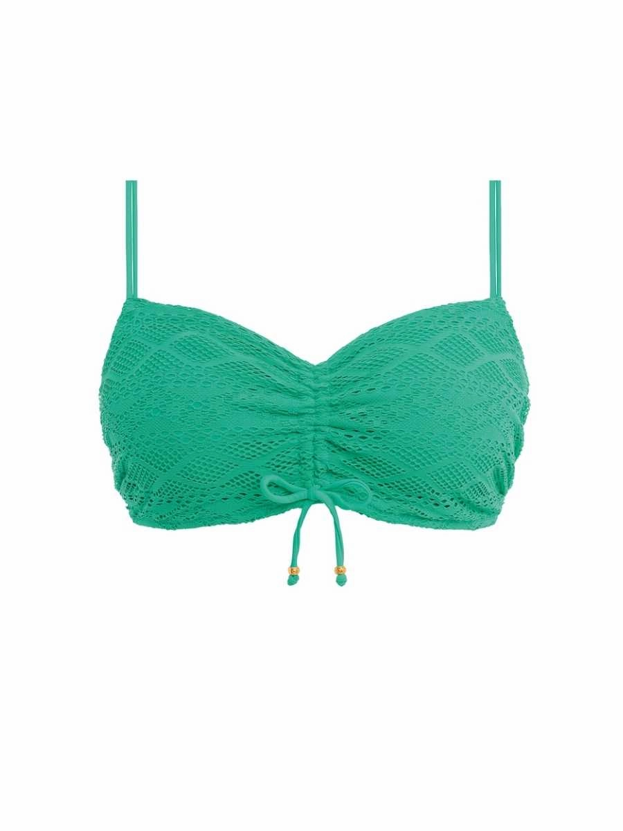 Sundance Bralette Bikini Top - Jade