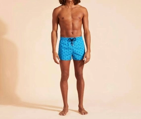 Swim Packable Trunks In Hawaii Blue