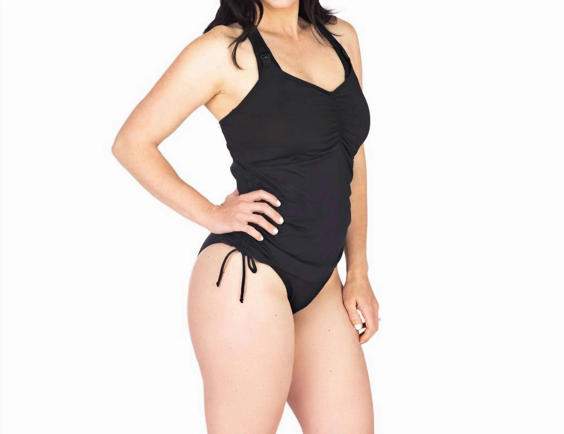 Swimfit Nursing & Maternity Tankini In Black