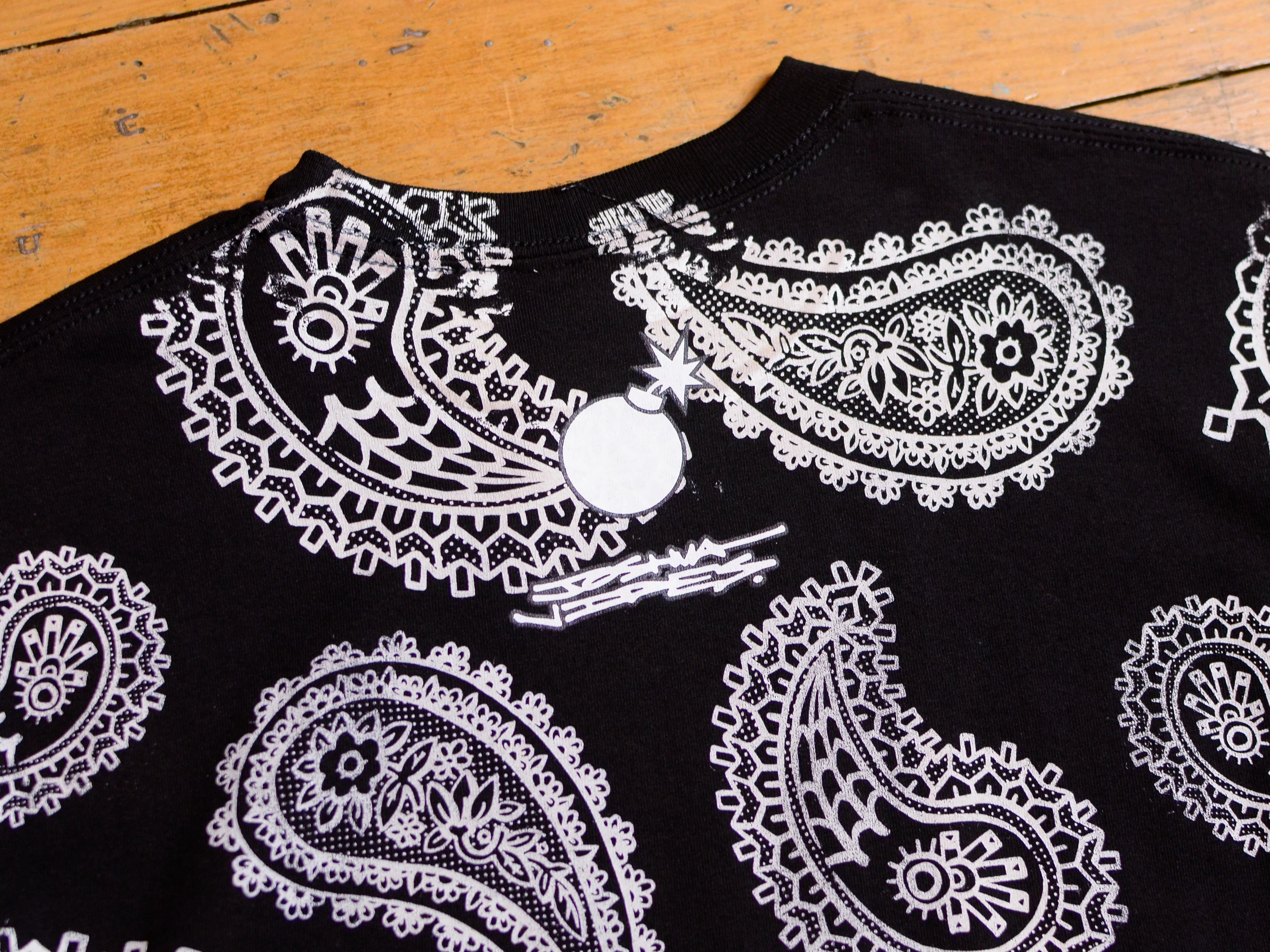 The Hundreds x Josh Vides Paisley T-Shirt - Black