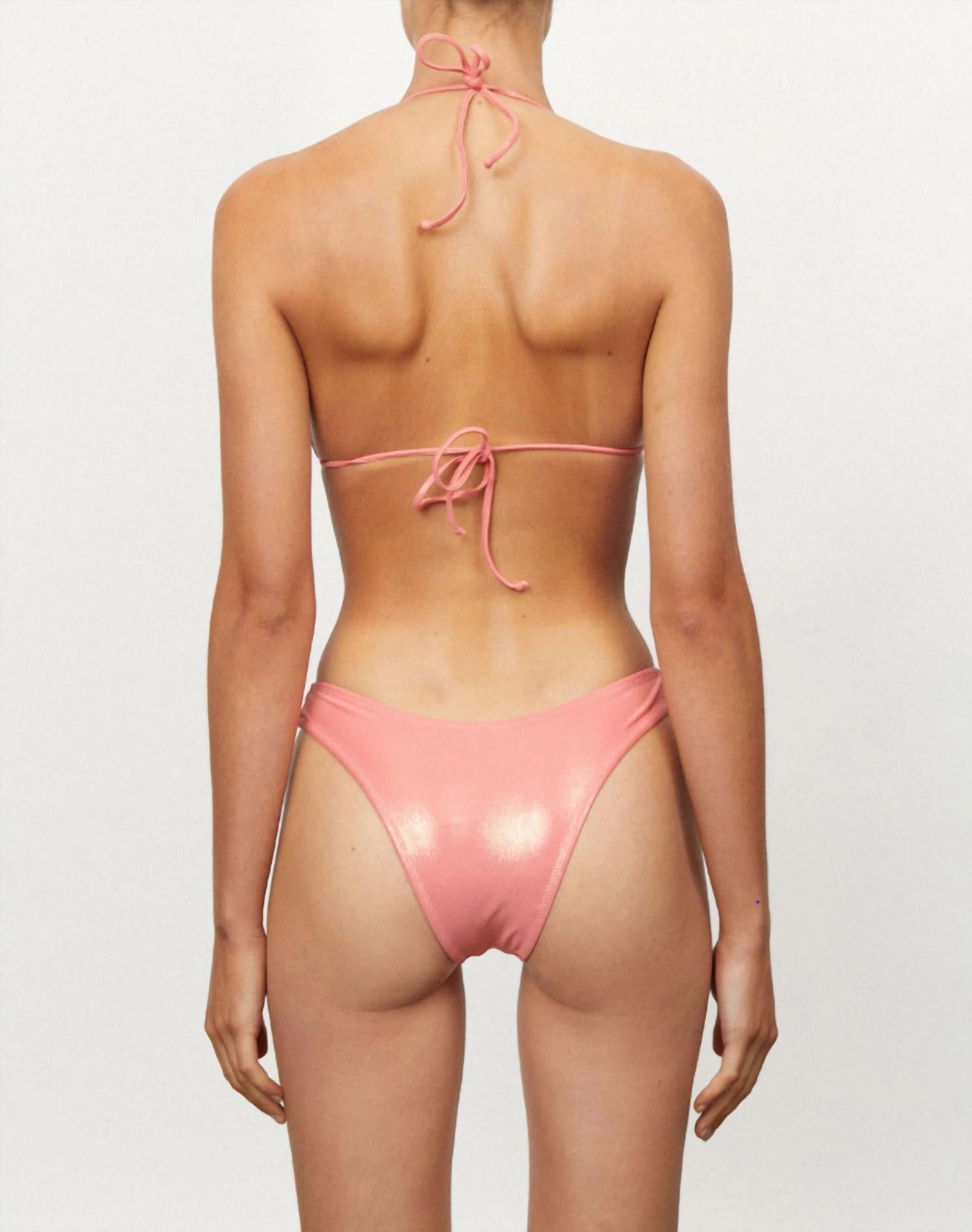 The Luxe Tri Top Bikini In Candy