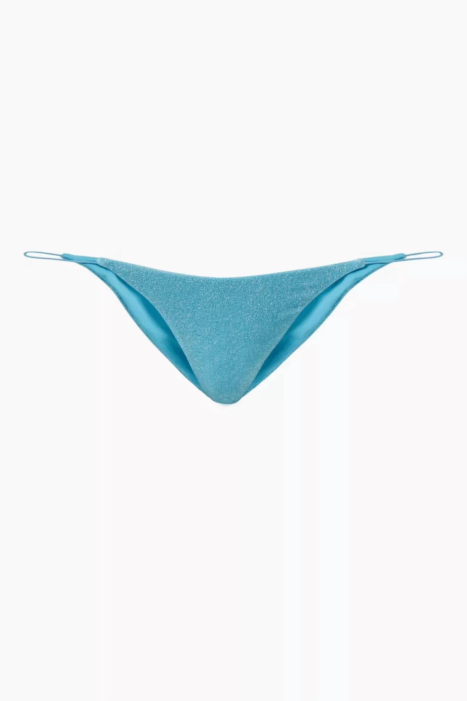 The String Bikini Bottom In Turquoise