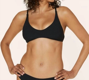 The Valencia Top In Black