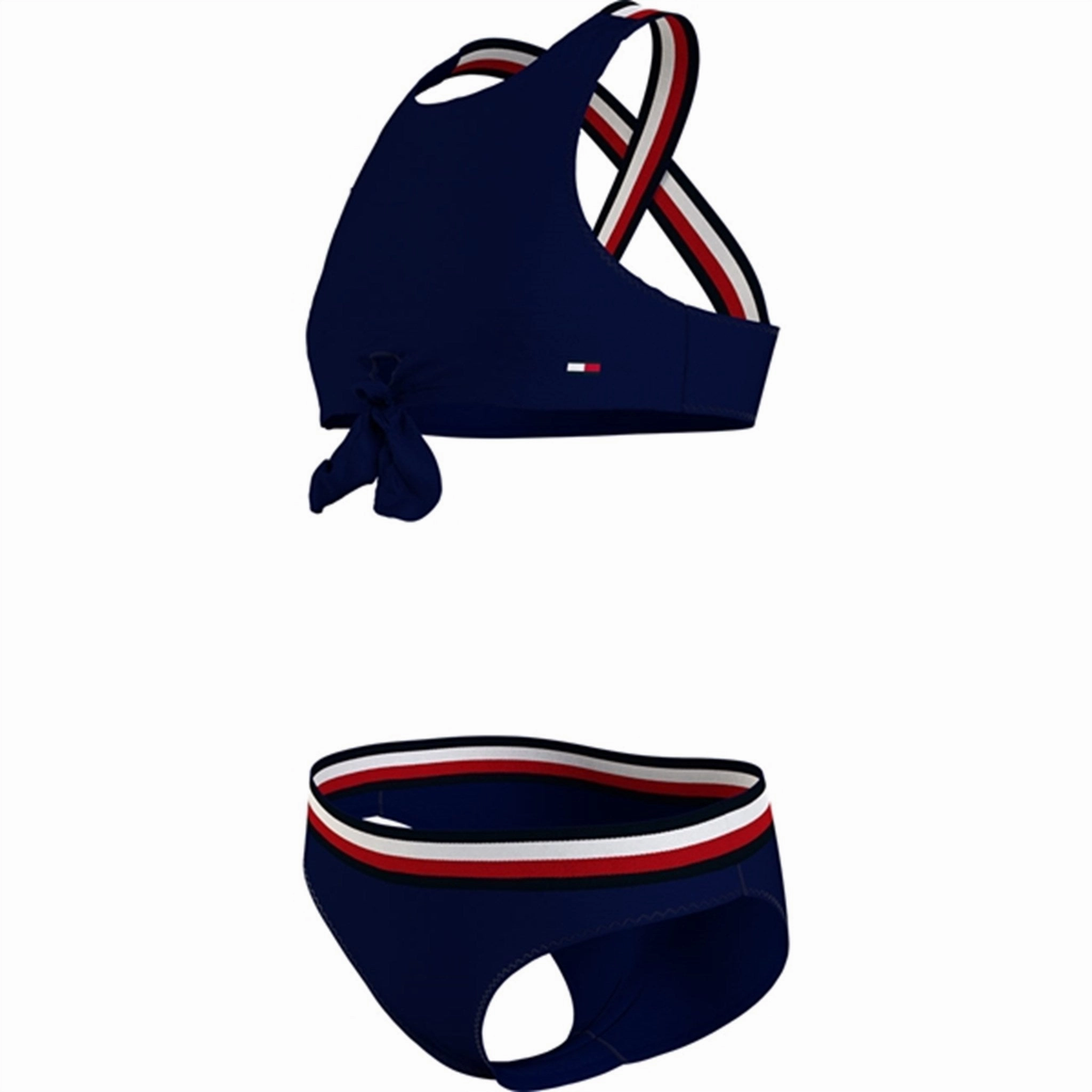Tommy Hilfiger Crop Top Set Bikini Desert Sky