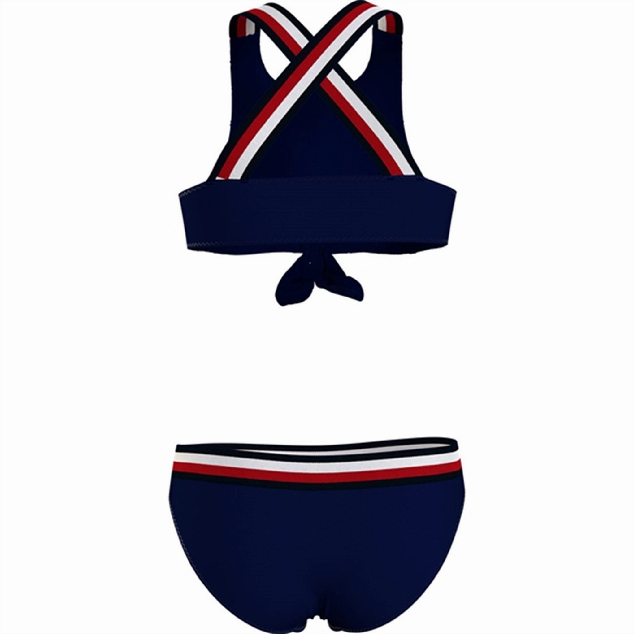Tommy Hilfiger Crop Top Set Bikini Desert Sky