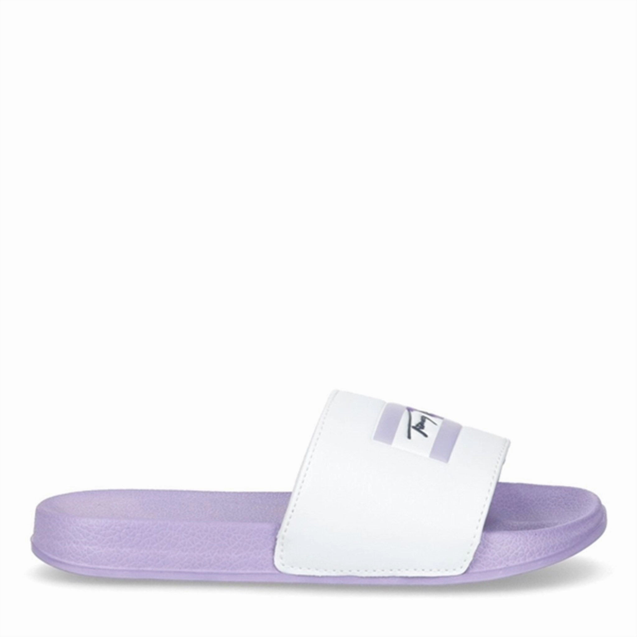 Tommy Hilfiger Flag Print Pool Slide White/Lilac
