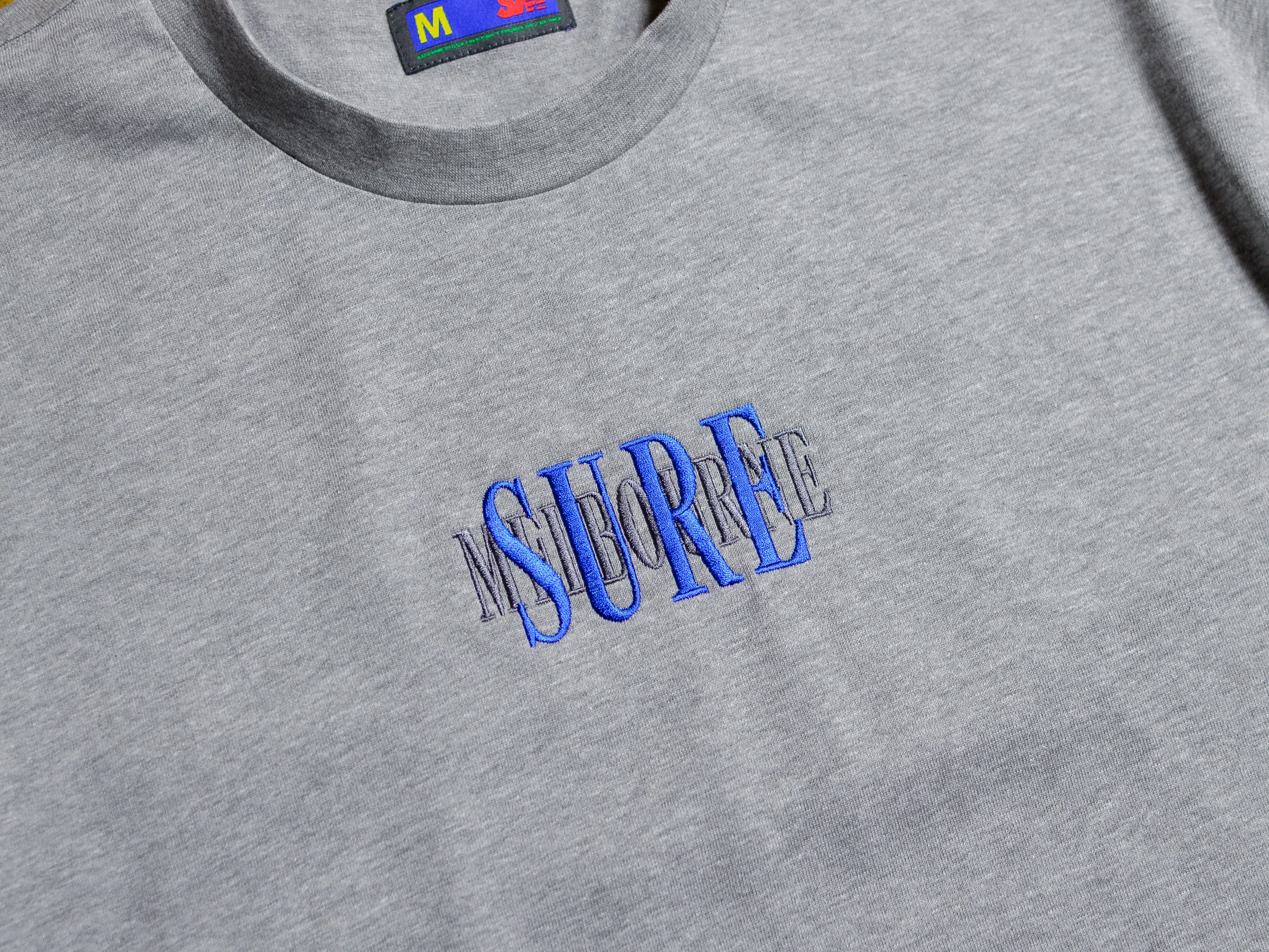 Traffic Heavyweight Embroidered T-Shirt - Athletic Heather