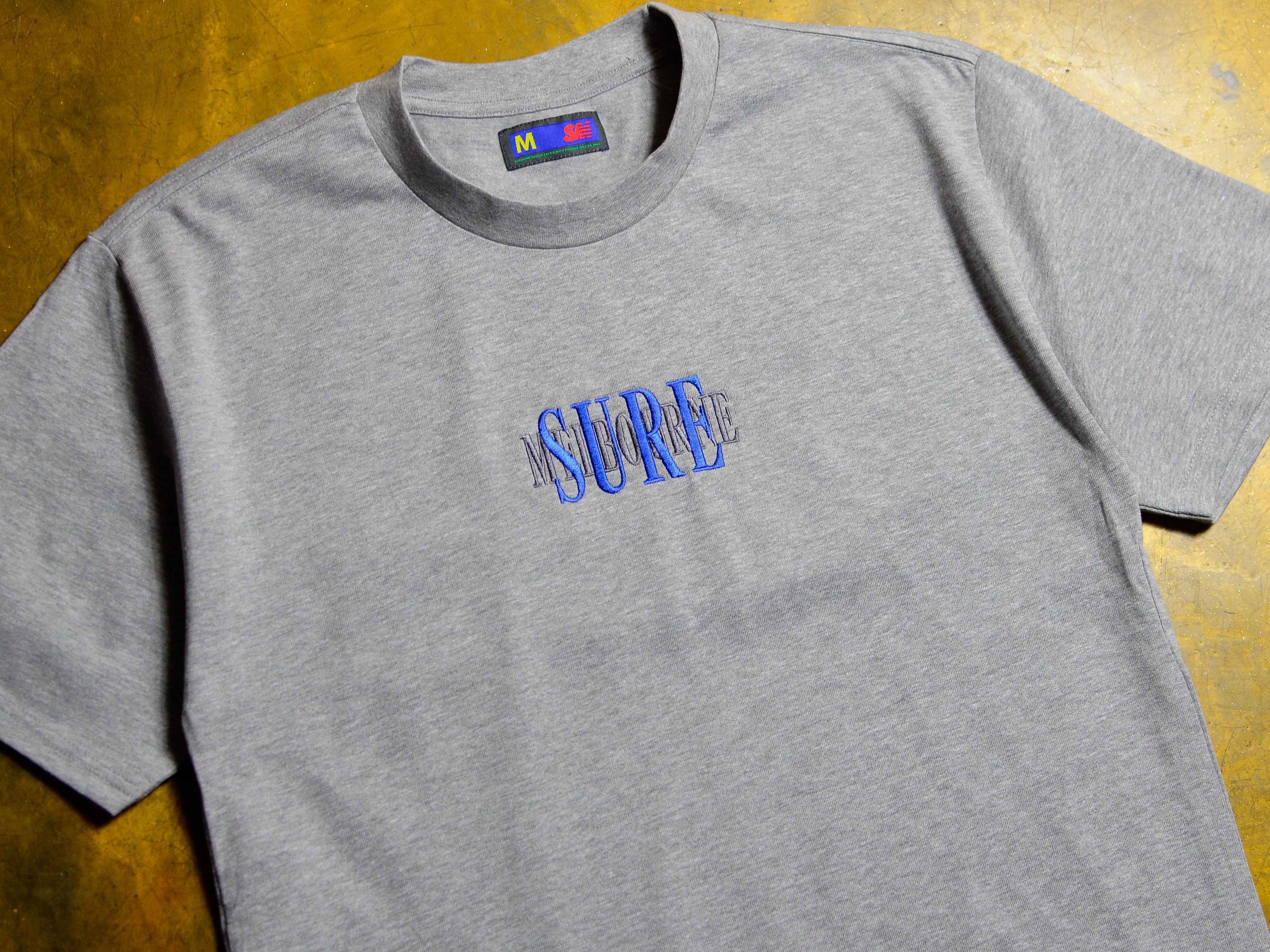 Traffic Heavyweight Embroidered T-Shirt - Athletic Heather
