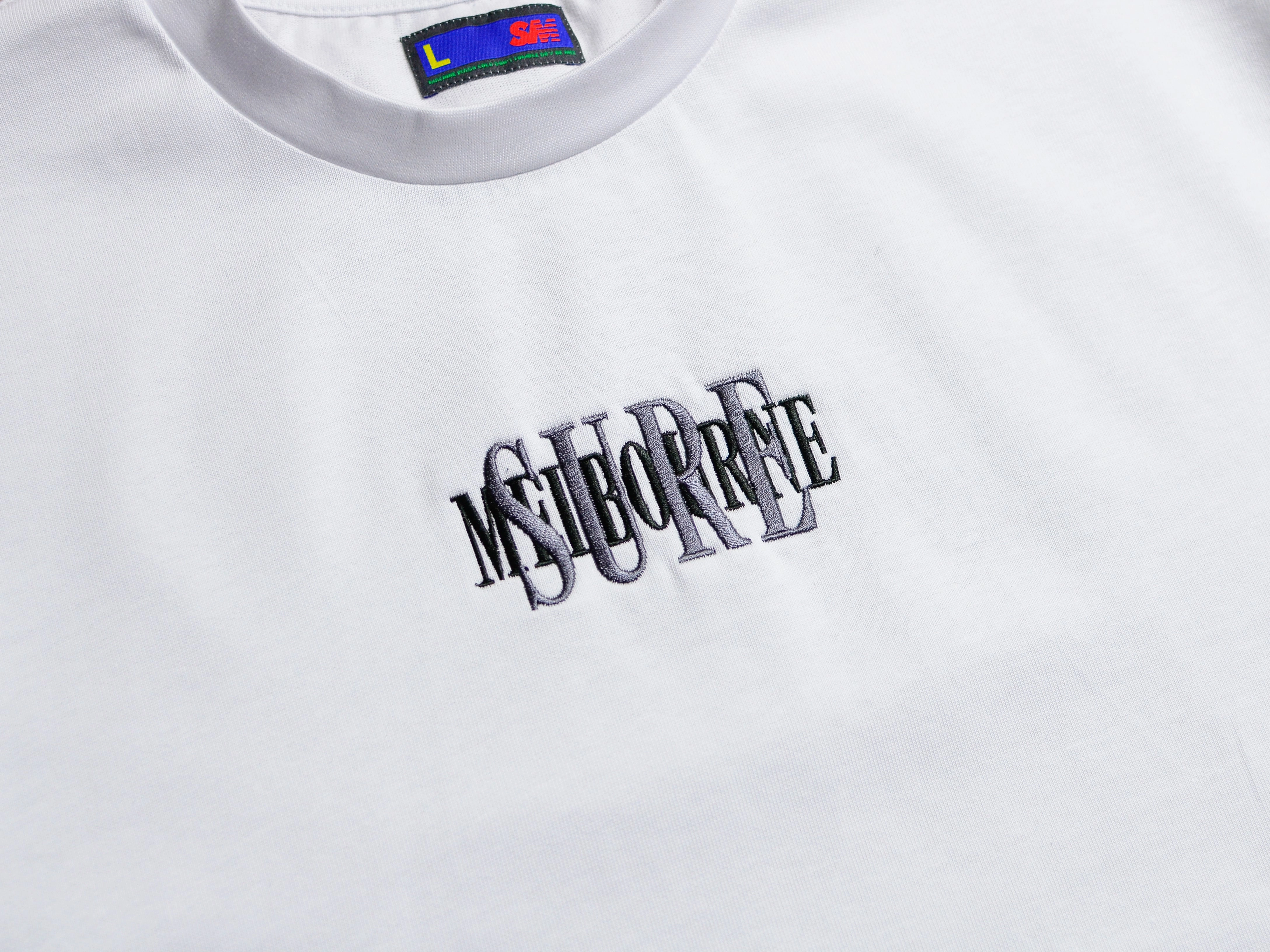 Traffic Heavyweight Embroidered T-Shirt - White