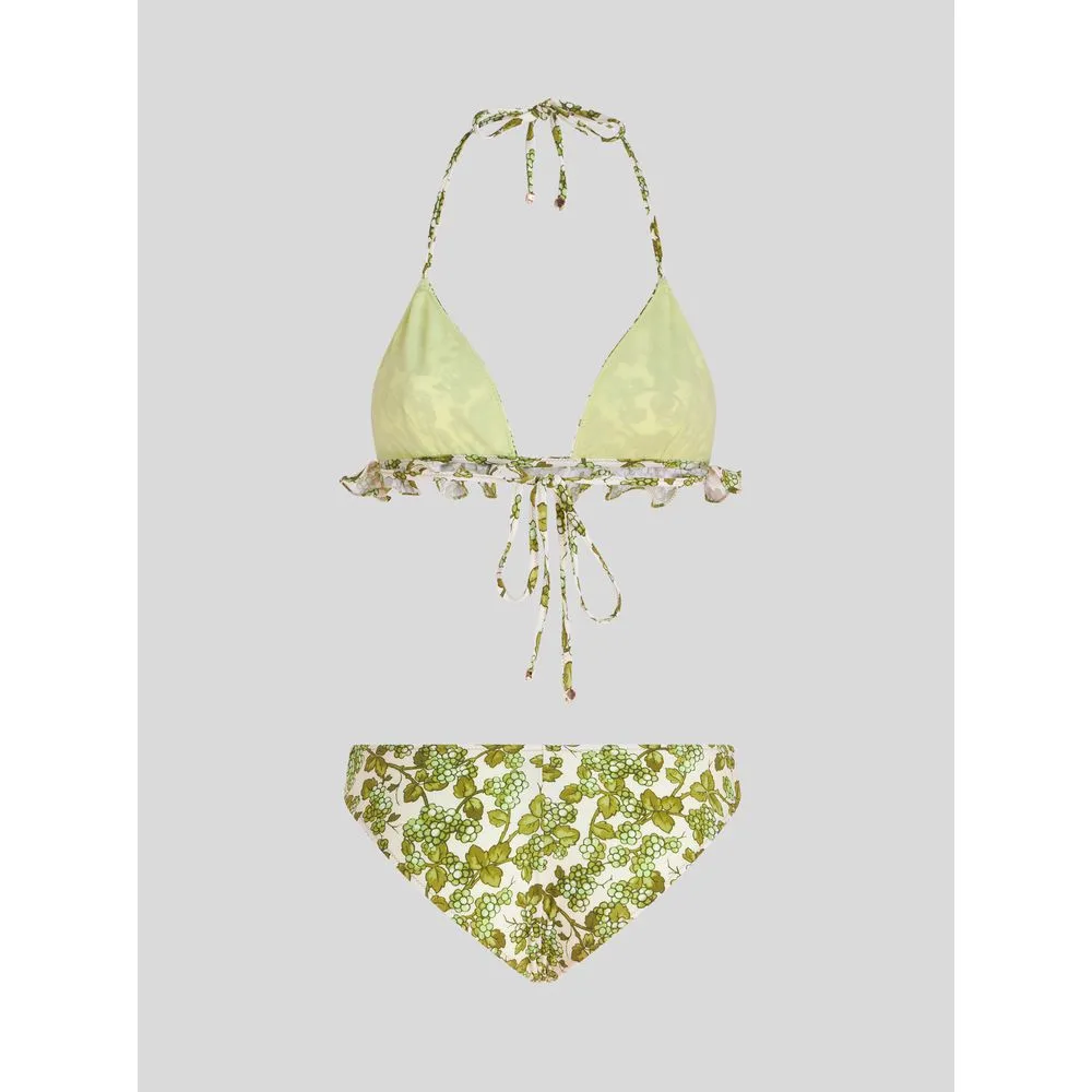 TRIANGLE BIKINI WITH RUCHES
