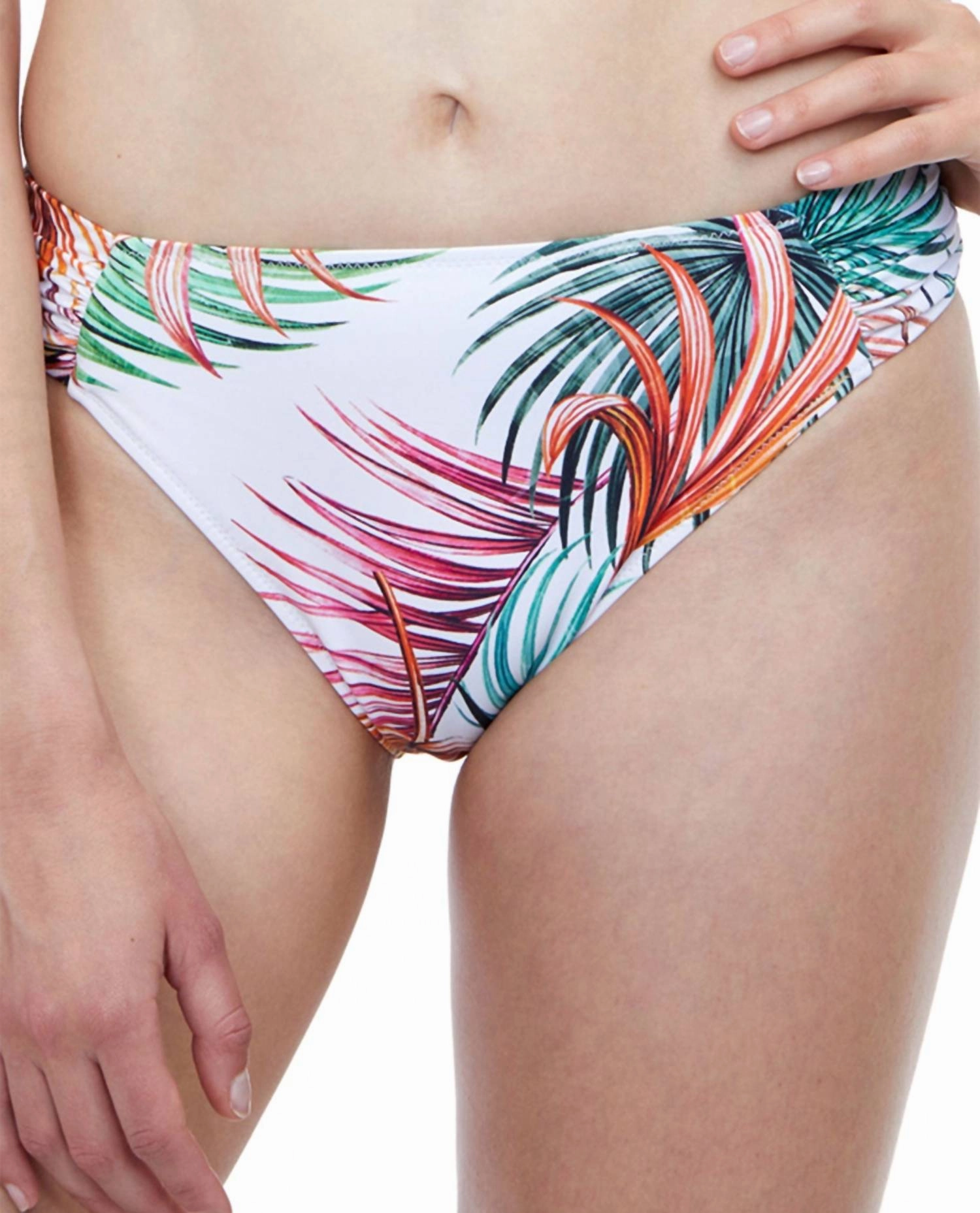 Tropico Side Tab Bikini Bottom In White