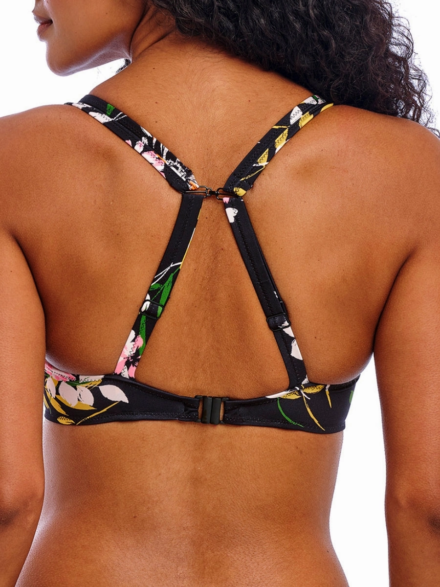 Twilight Soul High Apex Bikini Top - Black