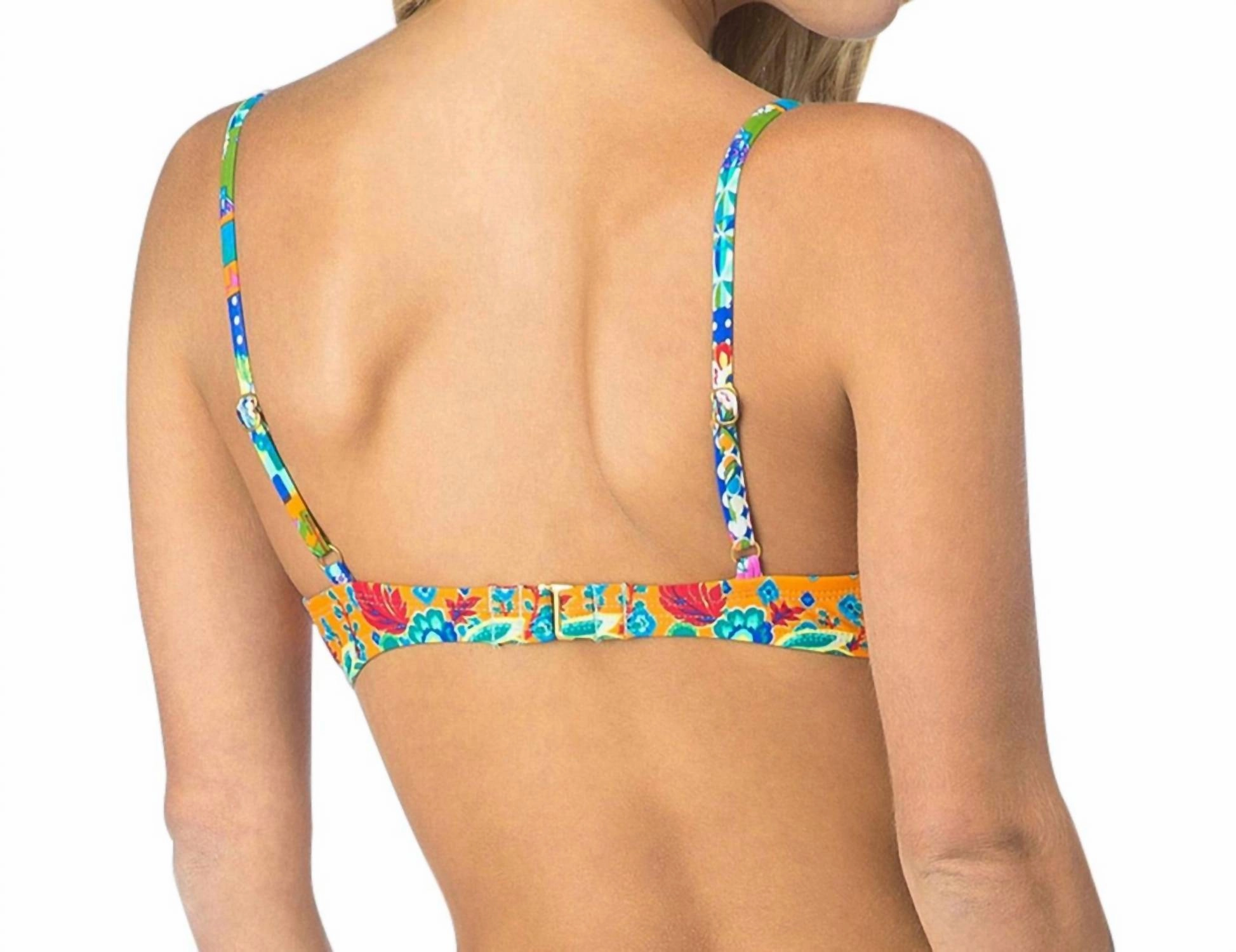 Underwire Bikini Top In Seam Weaver