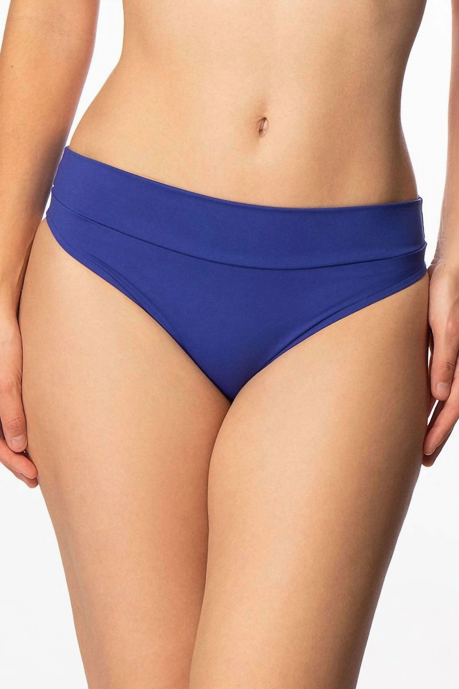 Underwired Triangle Bikini Two-Piece Swimsuit In Mer Indigo