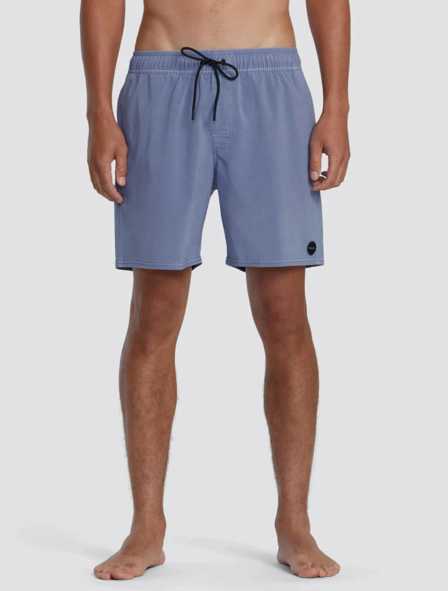 Va Pigment Elastic Short In Blue Tide