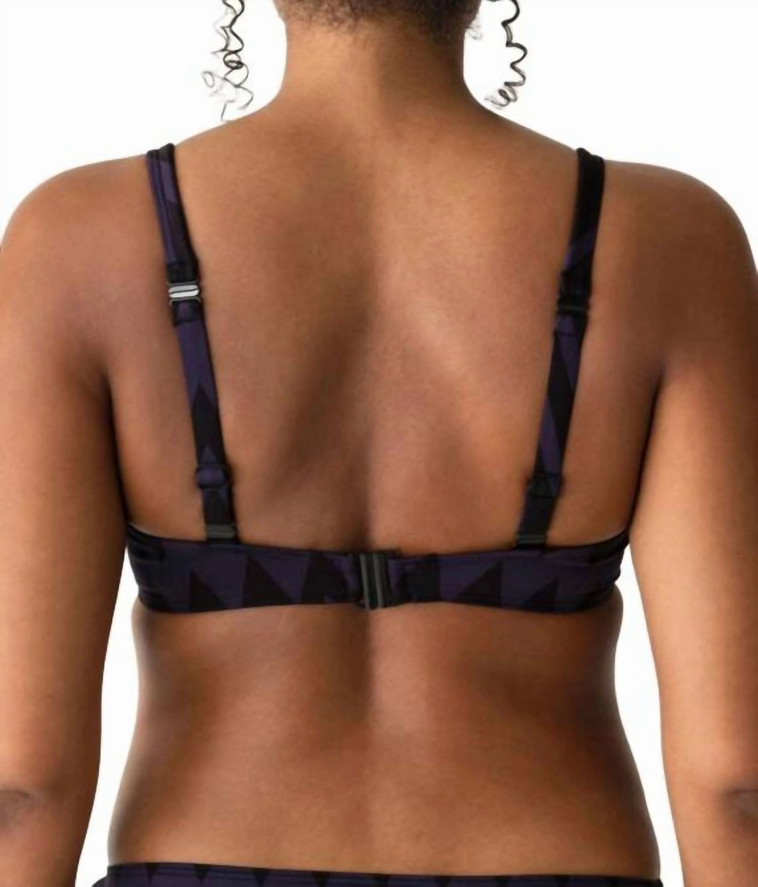 Venice Padded Triangle Bikini Top In Black