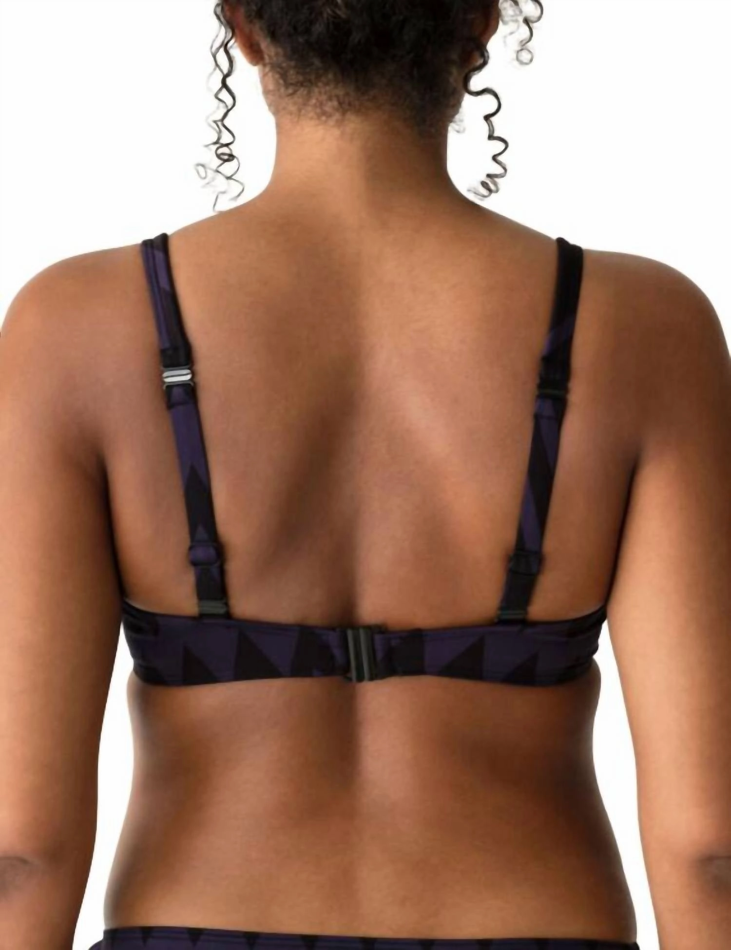 Venice Padded Triangle Bikini Top In Black