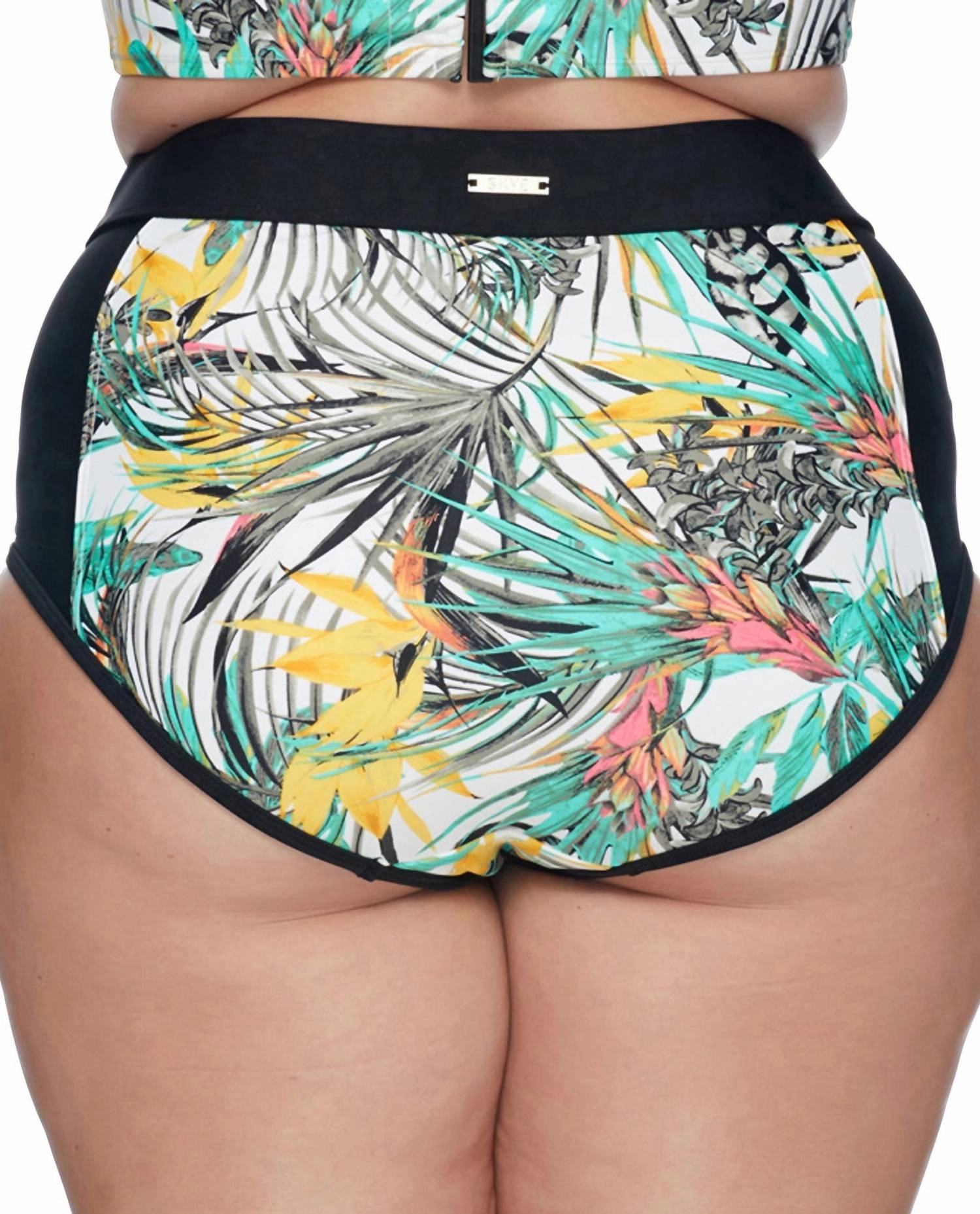 Waverly High Waist Bikini Bottom - Plus In Folia Adley