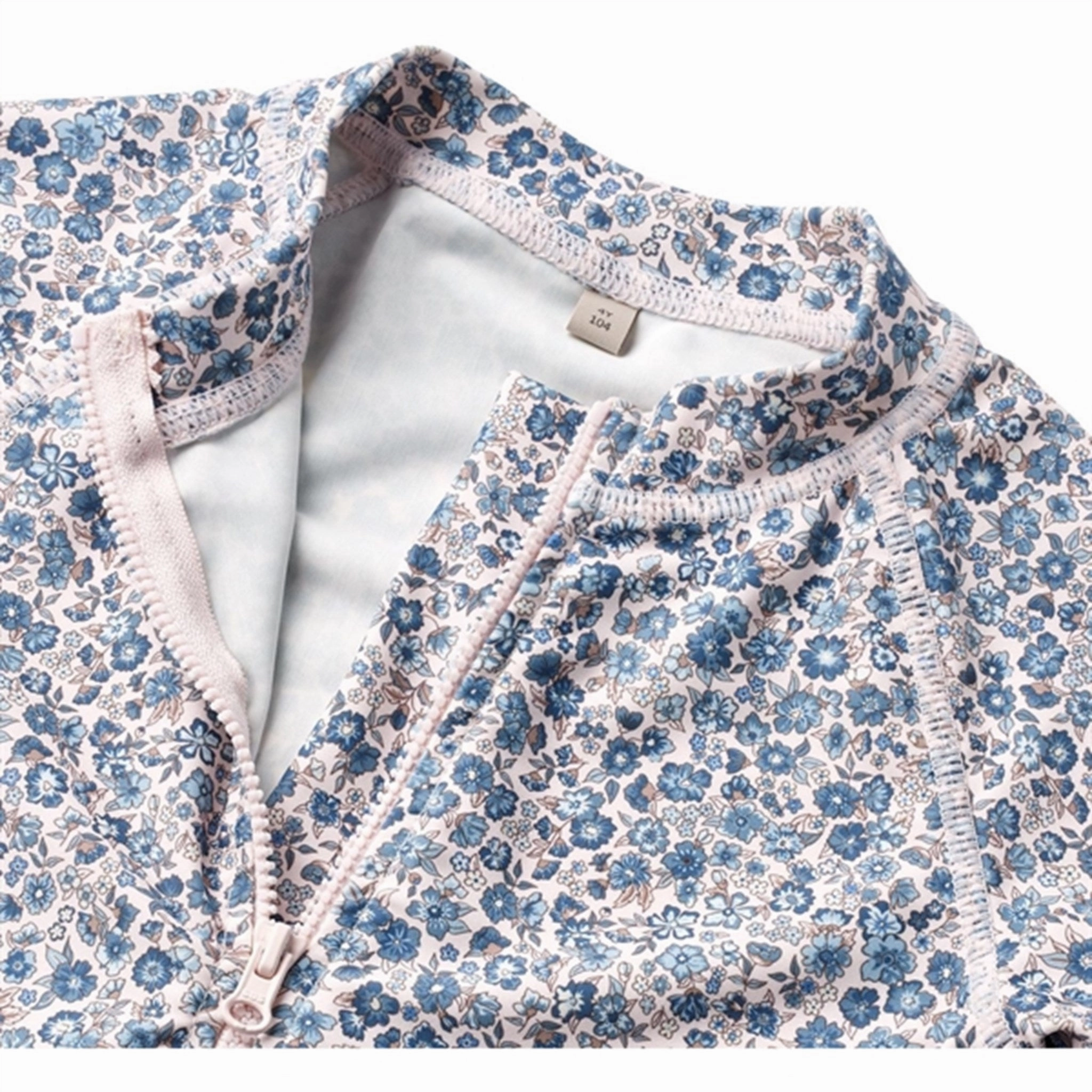 Wheat Blue Flower Meadow Swimsuit Cas