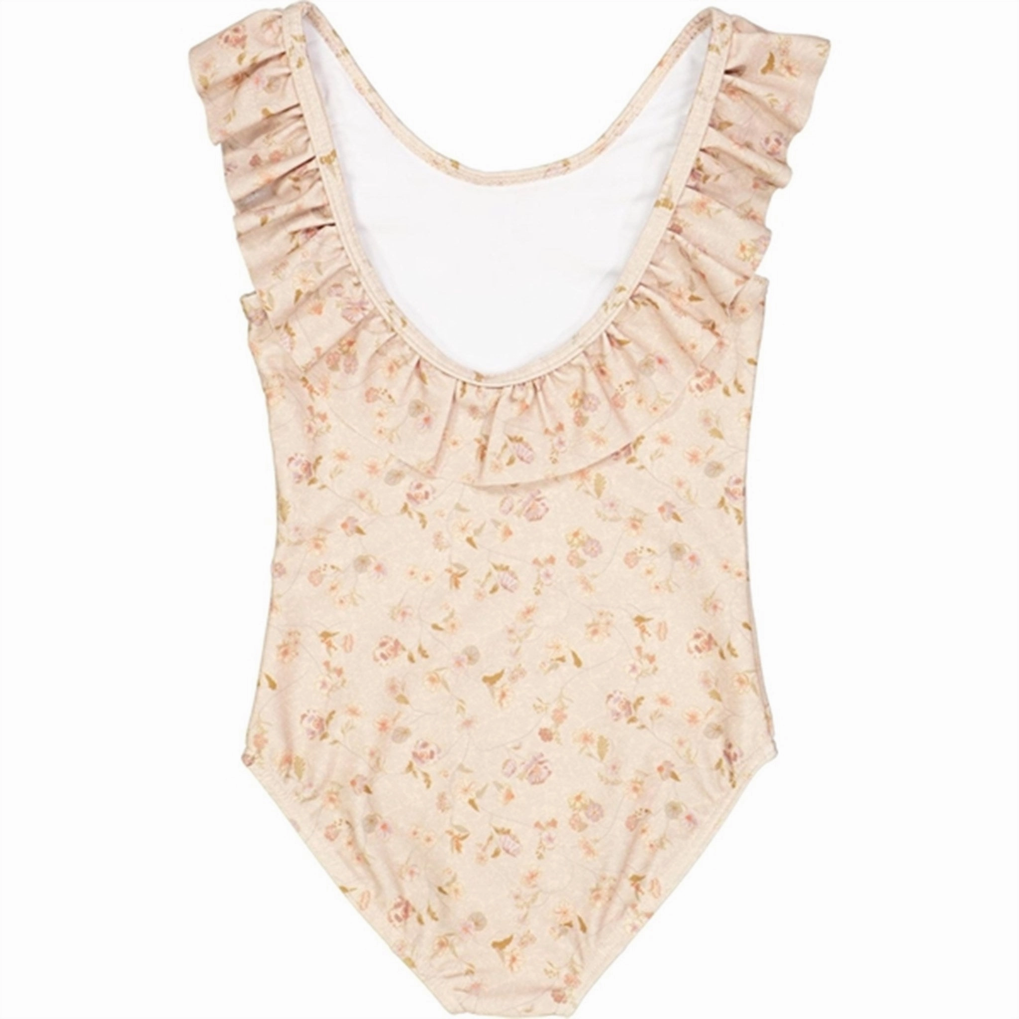 Wheat Purple Poppy Flowers Marie-Louise Swimsuit