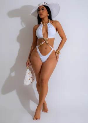 Wish It Was You Swimsuit White