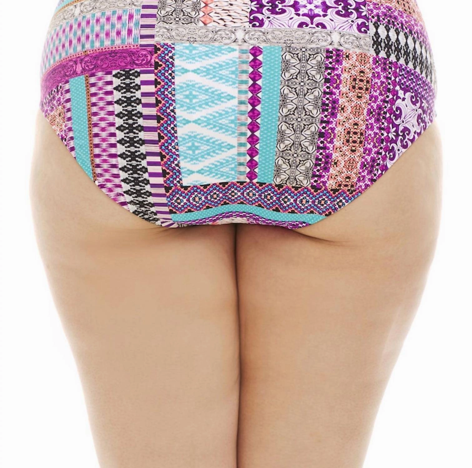 Women's Curve Keyhole Havana Tankini Bottom - Plus In Sweet Surrender