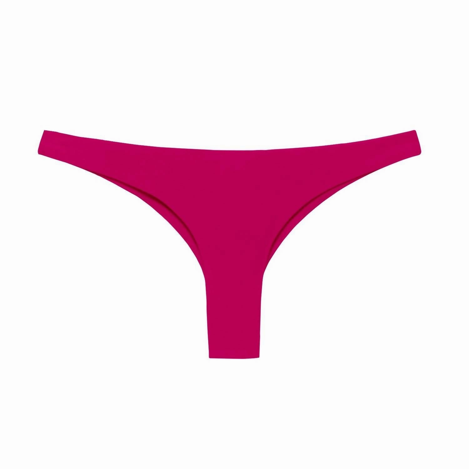 Women's Expose Thong Bottom In Fucshia Sheen